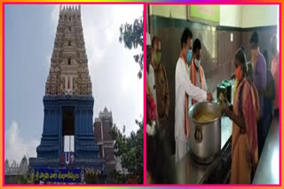 annadhana karyakramam begin at prominent temples in Visakhapatnam and Kurnool districts