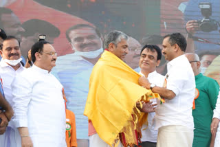 JACOB THOMAS joined BJP  bjp  JACOB THOMAS  ജേക്കബ് തോമസ് ബിജെപിയിൽ  ജേക്കബ് തോമസ്  ഡിജിപി ജേക്കബ് തോമസ്  ഡിജിപി ജേക്കബ് തോമസ് ബിജെപിയിൽ