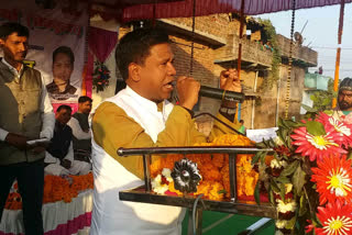 minister santosh kumar suman in nawada