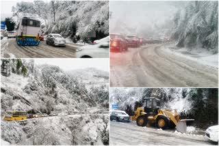 snowfall in solan