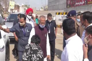 pwd-minister-tamradhwaj-sahu-inspected-expressway-construction-work