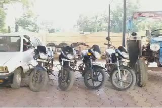 The police also seized the stolen bike from the accused.