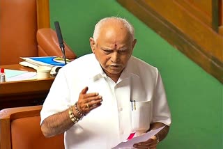 CM BS Yadiyurappa in Vidhanasabha