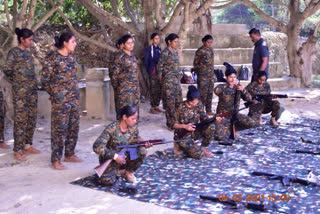 women's garuda force is preparing to enter ISD