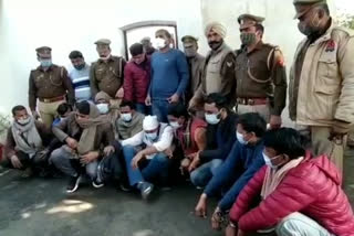 saharanpur crime branch arrested 10 accused