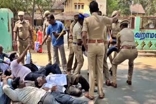 Tamil Nadu Government Employees Union protest
