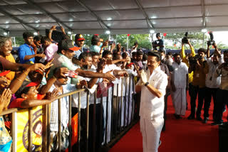 mk stalin srivaikunadam speech