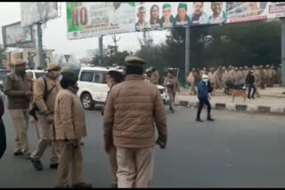security in ghaziabad for farmer chakka jam