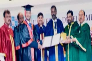 sheikh abdul waheed received an honorary doctorate degree