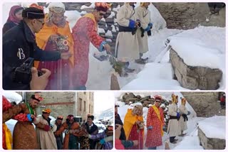 Gochi Festival is being celebrated in Lahaul Spiti