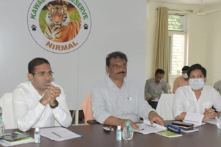 Nirmal District nirmal collector musharraf Farooqi directed the authorities to take special measures for forest conservation