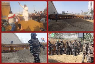 farmers protest at gahazipur border delhi