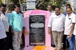 MLA Aruri Ramesh laid the foundation stone for several development projects in Warangal district