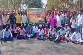 protest of farmers in Keshlur