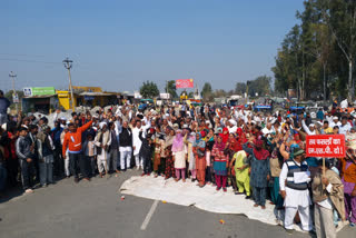 farmers chakka jam in gohana