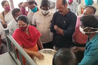 Authorities  investigation into a school in Sangareddy district that fell ill after eating contaminated food.