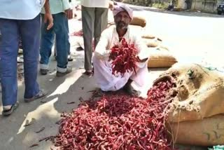 Poor seed sales in hubli