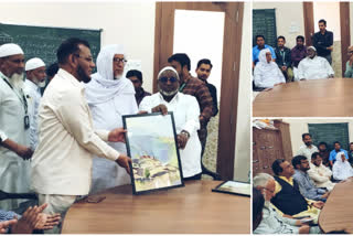 Chairman Bal Bharati Khan Naveed-ul-Haq, visit to the educational institution