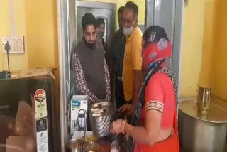 Indira Rasoi inspected , सुजानगढ़ एसडीएम ने किया निरीक्षण