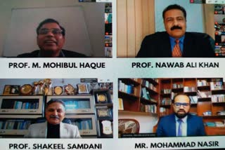 amu law society organized webinar