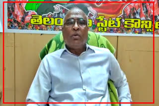 CPI state secretary Chada Venkatereddy on the Visakhapatnam steel industry