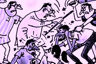 villagers beaten loving couple in godda