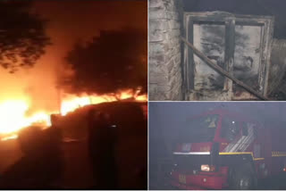 delhi fire  delhi fire broke out  Sanjay Colony, in Okhla Phase II area  ന്യൂഡൽഹിയിൽ തീപിടിത്തം  ഡൽഹിയിൽ തീപിടിത്തം