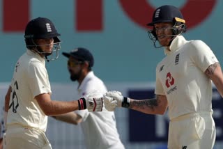 england allout in first test first innings