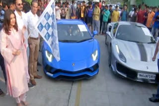 'Super Car Rally' organised in Hyderabad for cancer awareness