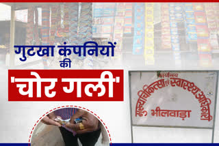 Tobacco gutkha is banned in Rajasthan, gutkha Tobacco containing gutkha is banned in Rajasthan,  Gutkha companies selling tobacco,  tobacco mussels with pan masala, भीलवाड़ा में तंबाकू युक्त गुटखा का सेवन, भीलवाड़ा में तंबाकू