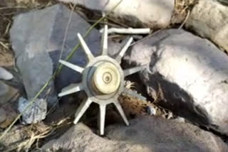 An expended Pakistani shell