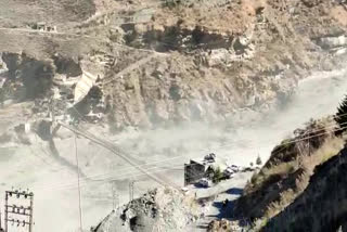 dam built on rishi ganga river breaks after glacier burst in uttarakhand