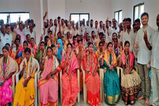 Felicitation for new GP members in Sedam