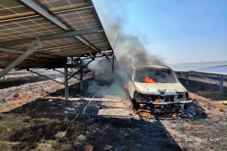 Short circuit at Pavagada Solar Park