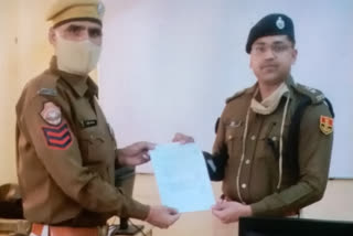 Policemen of Jaipur honored,  Jaipur police
