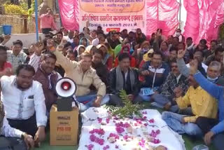 decorated POS machine during strike