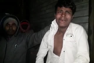 thief beaten of by villagers in patna