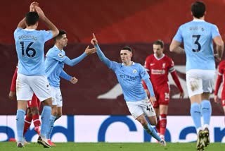 Man City win in Anfield to strengthen lead as rivals all falter in PL