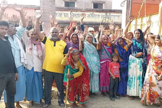 Villagers protest in Masaurhi