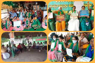 amaravathi farmers supporting visaka steel plant agitations