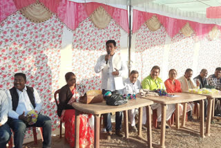 mla targeted central government in worker conference in simdega