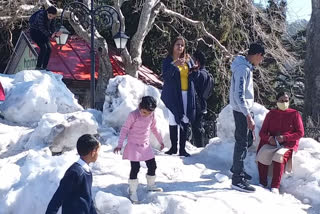 Shimla snowfall news, शिमला बर्फबारी न्यूज