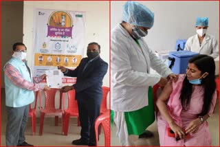 Covid vaccination started in the district