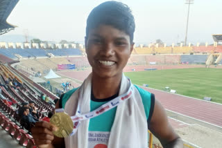 Jharkhand got Gold medal on third day of 36th National Junior Athletics Championship in ranchi
