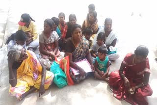 LADIES DHARNA PROTEST in virudhunagar