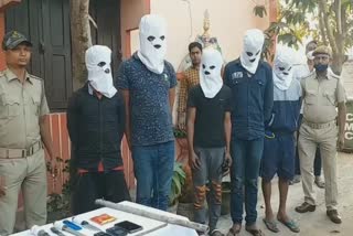 inter state dakayat gang arrested by cuttack malgadown police