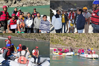 Trial for water rafting held in Doda to promote adventure tourism