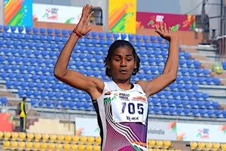 Nandini won gold medal in National Junior Athletics.