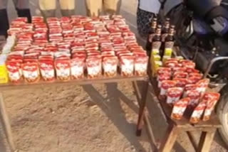 Karnataka liquor confiscation in different raids