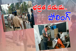 panhayati election polling at narasapuram